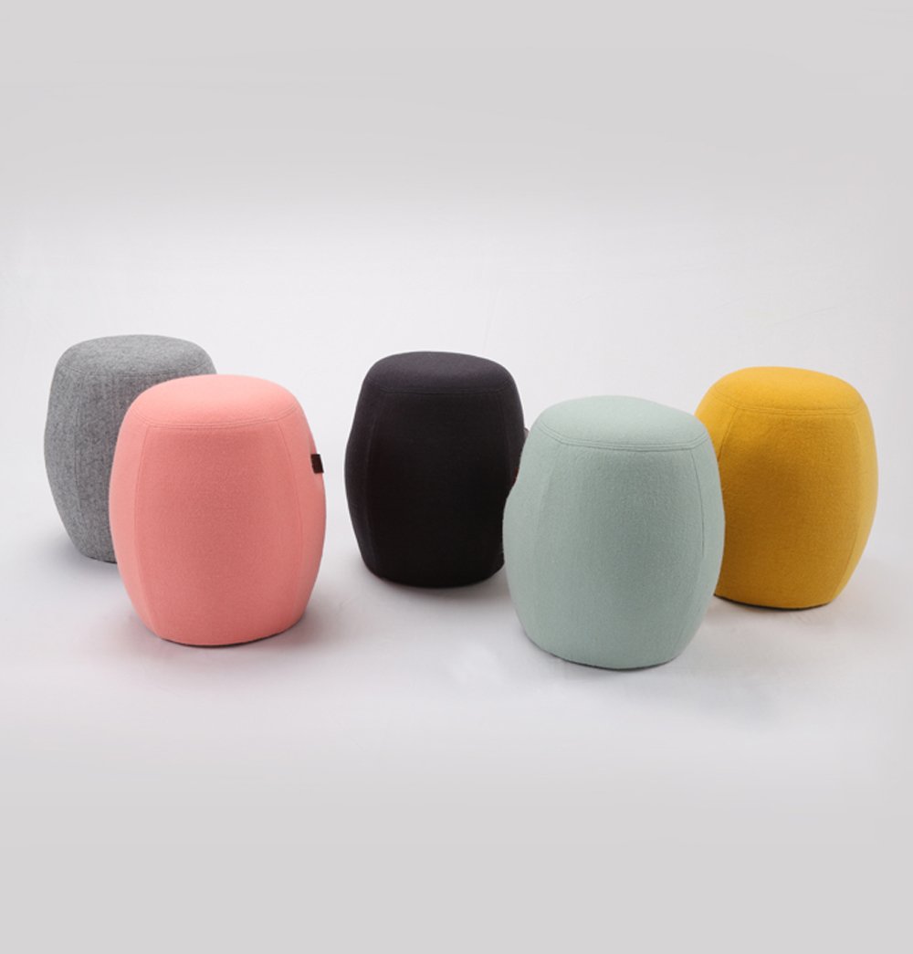 Kiley - Handmade Pink Pouf - Nordic Side - 06-04, feed-cl0-over-80-dollars, gfurn, hide-if-international, us-ship