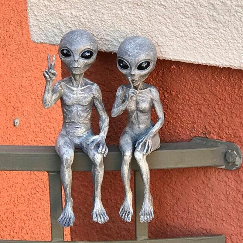 Mysterious Alien Figurines - Nordic Side - alien, figurines, mysterious, mystery
