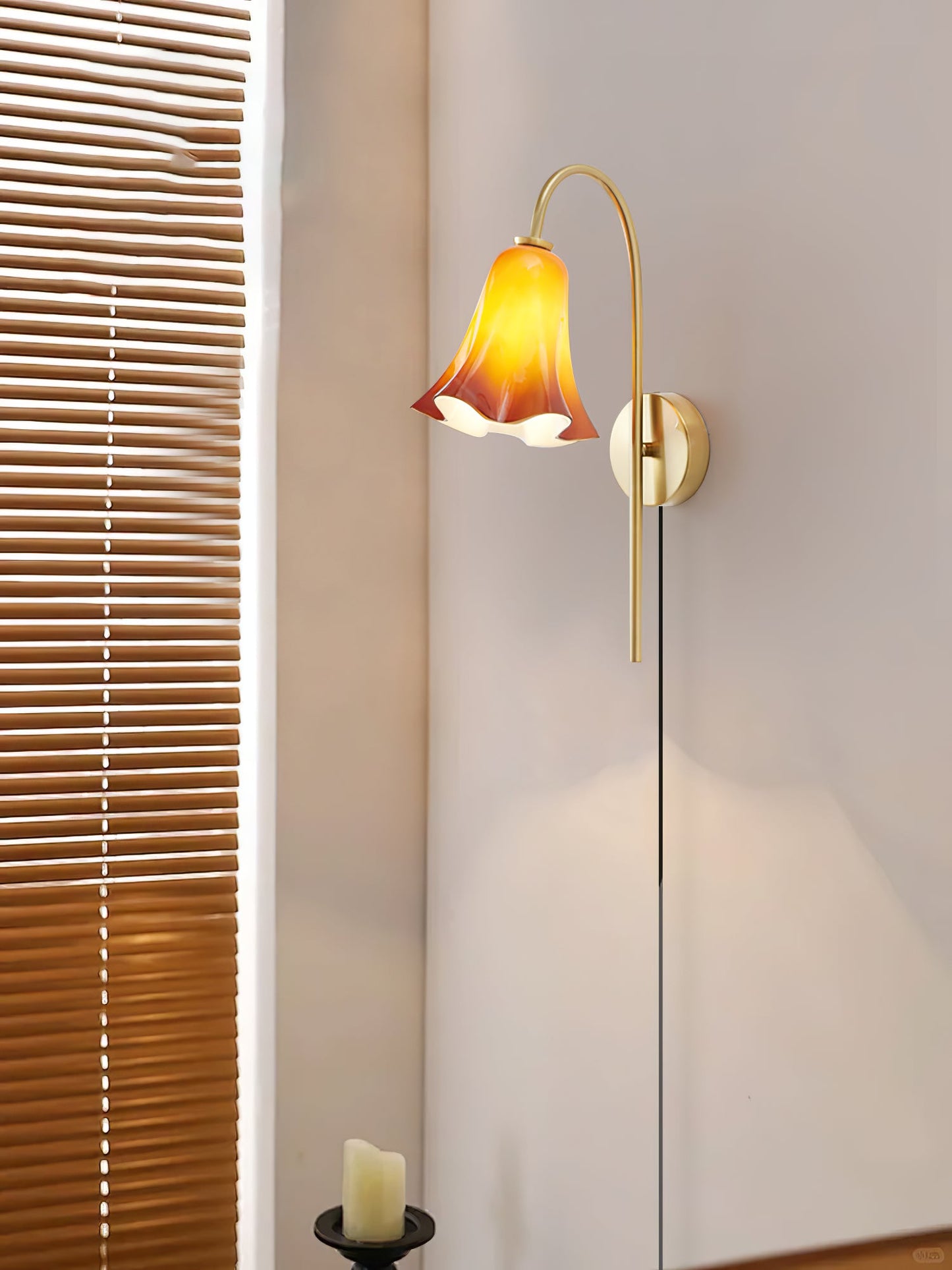 Flora Plug In Wall Lamp