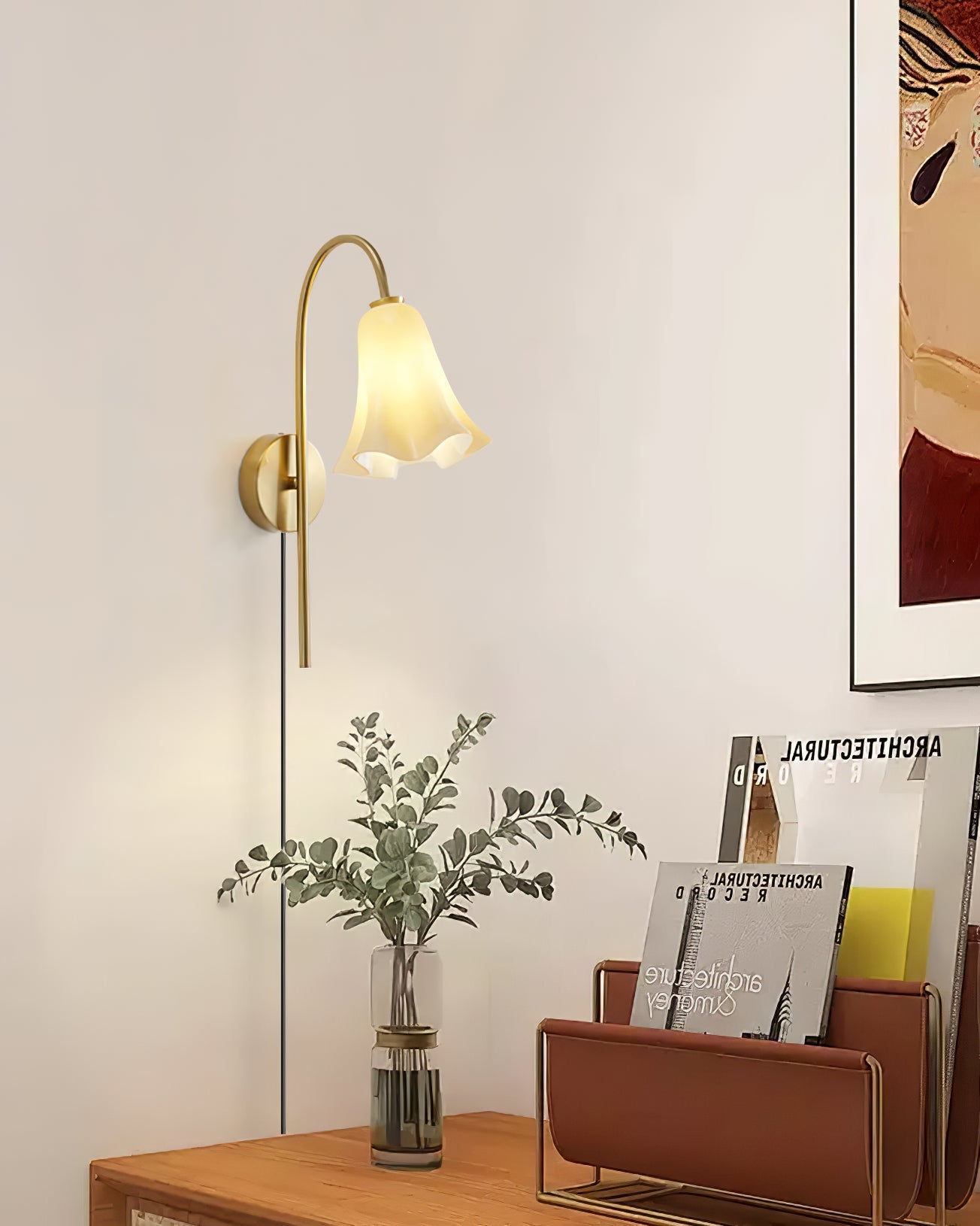 Flora Plug In Wall Lamp