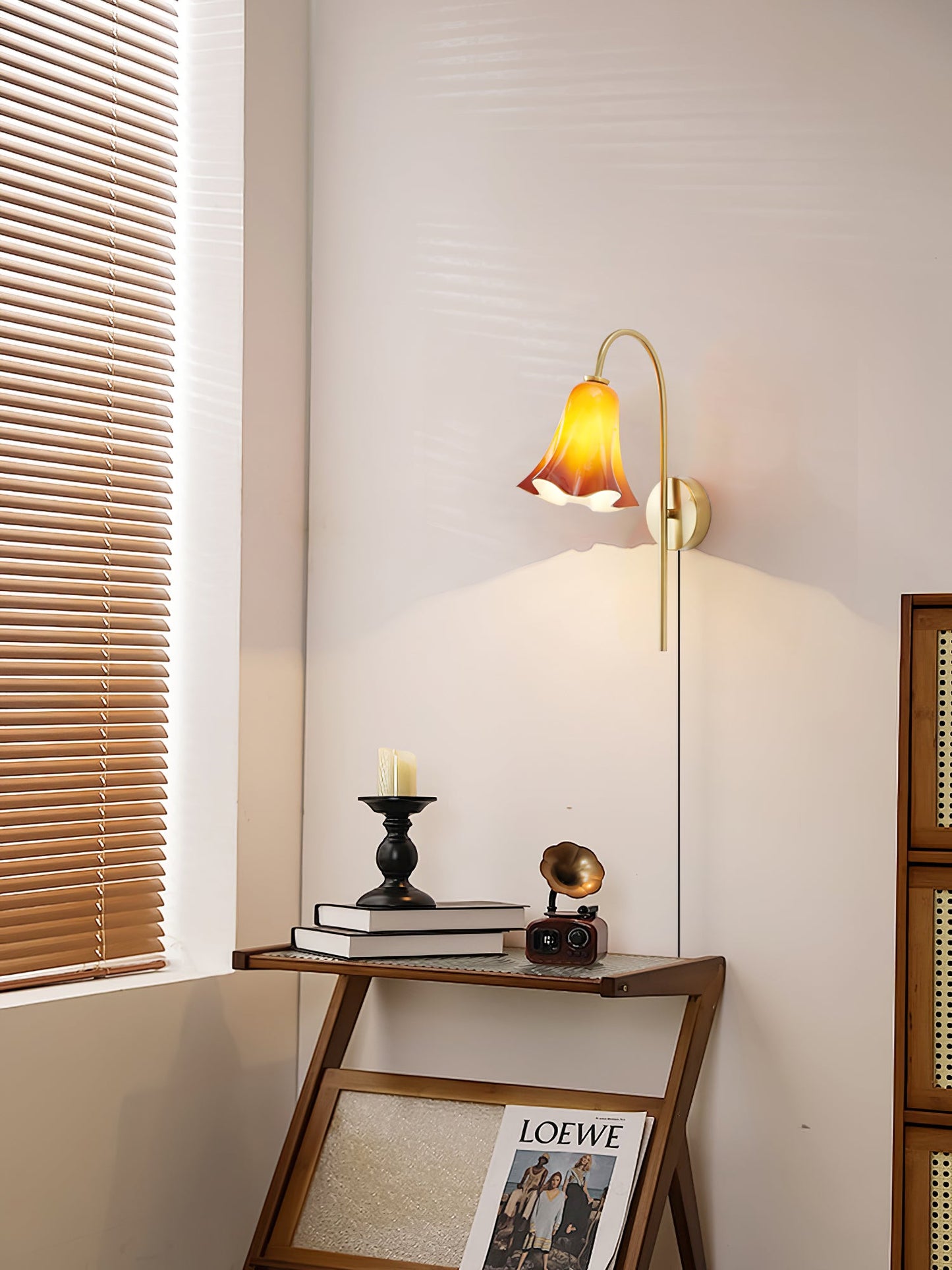 Flora Plug In Wall Lamp