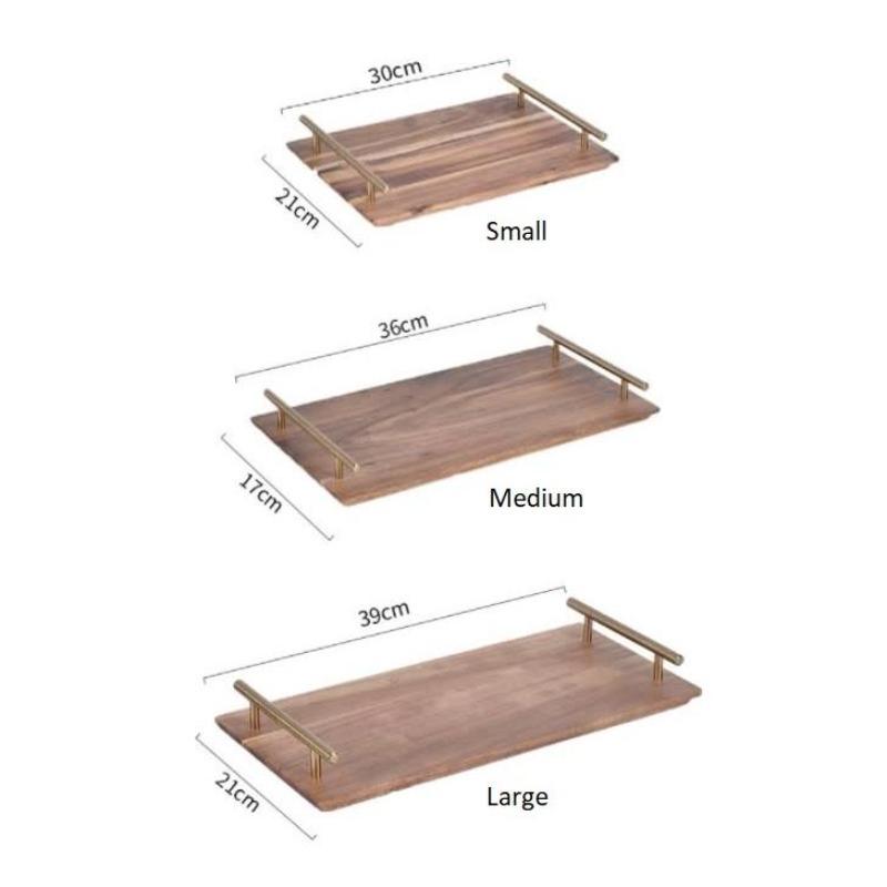 Annotto Mid-Century Wooden Tray