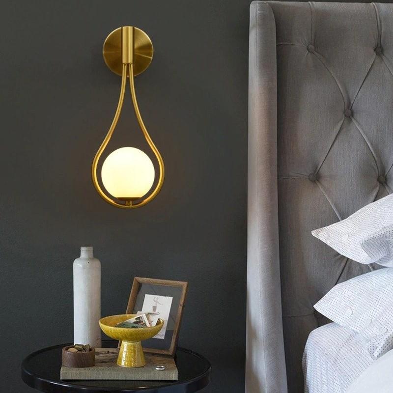 Aberdeen Frosted Glass Wall Sconce