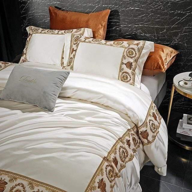 Imperial Duvet Cover Set (Egyptian Cotton) - Nordic Side - bed, bedding, bedroom