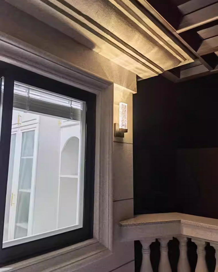 WOMO Seeded Crystal Wall Light-WM9145