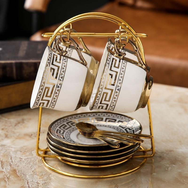 Klastiva‚Ñ¢ Luxury European Porcelain Cup Set - Nordic Side - 