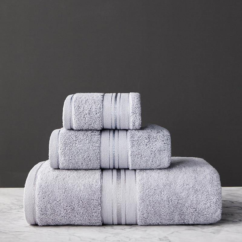 LuxeBath‚Ñ¢ Premium Egyptian Cotton Towels - Nordic Side - 
