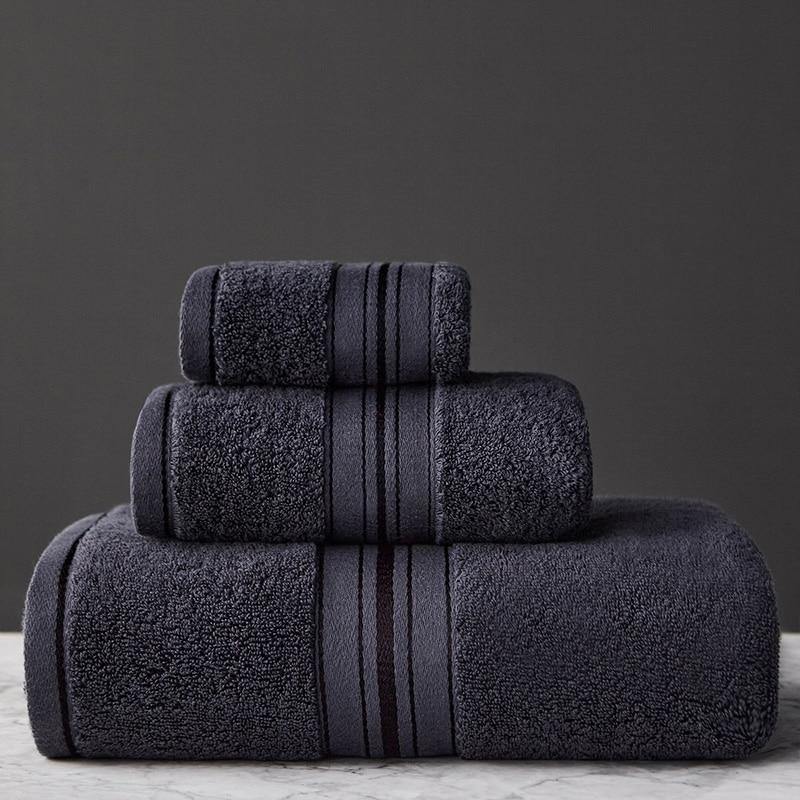 LuxeBath‚Ñ¢ Premium Egyptian Cotton Towels - Nordic Side - 