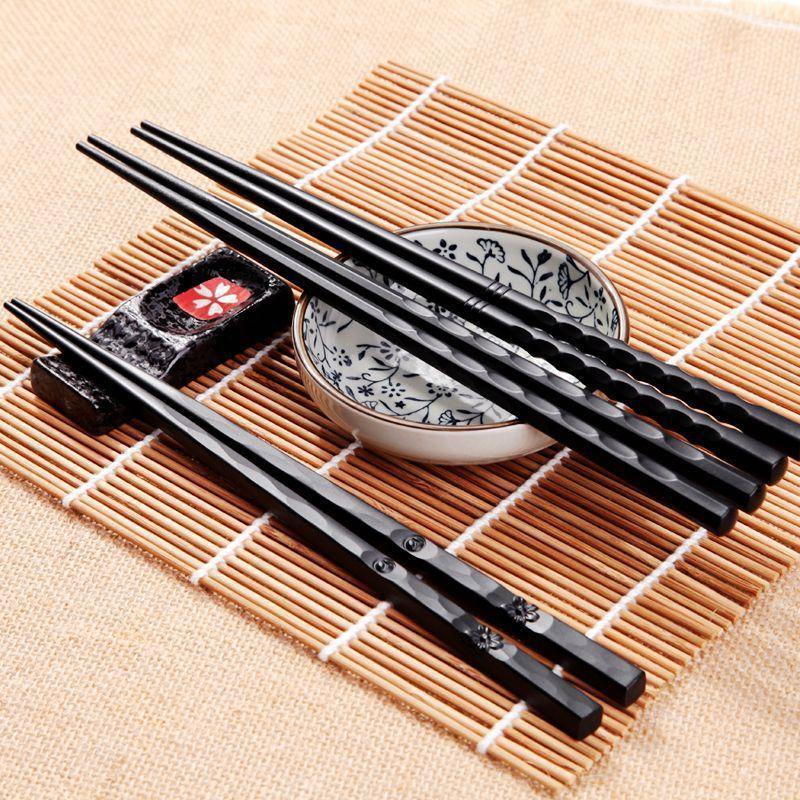 Klastiva‚Ñ¢ Classic Alloy Japanese Chopsticks - Nordic Side - 