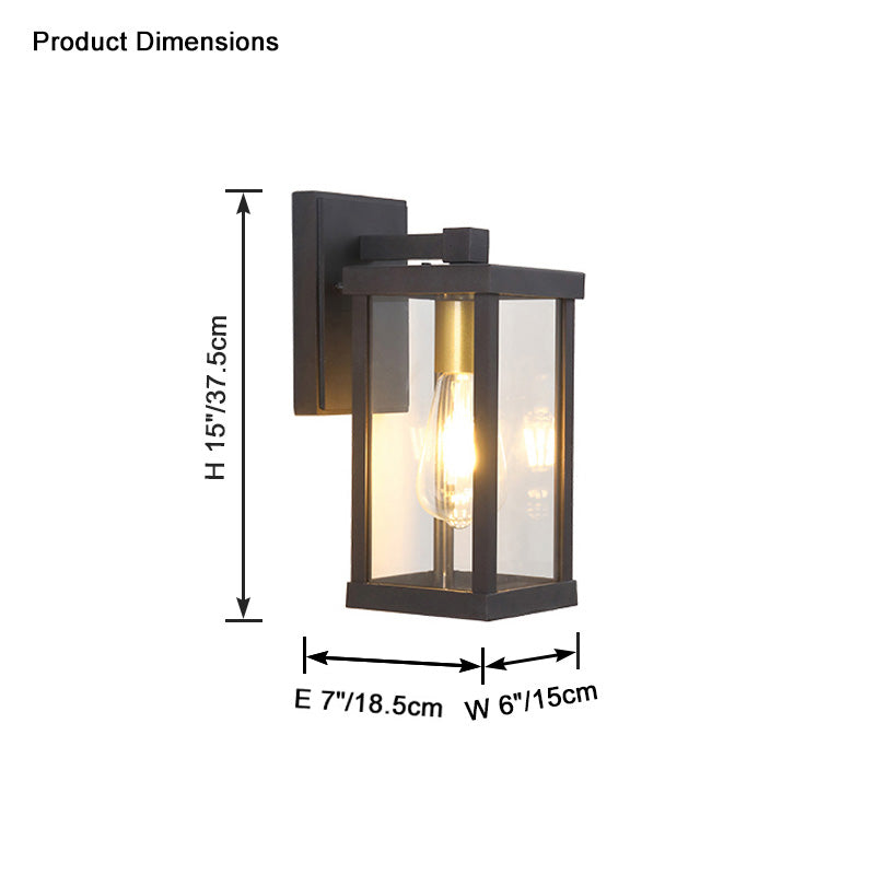WOMO Outdoor Wall Lantern-WM9157