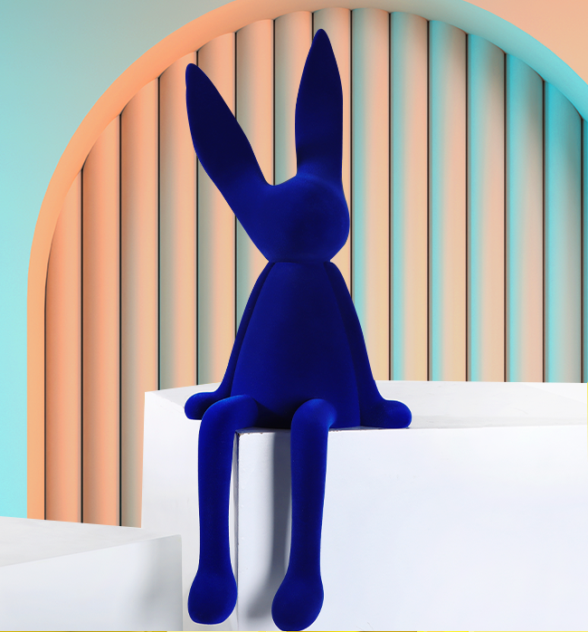 Bunny Bugs - Large, Indigo