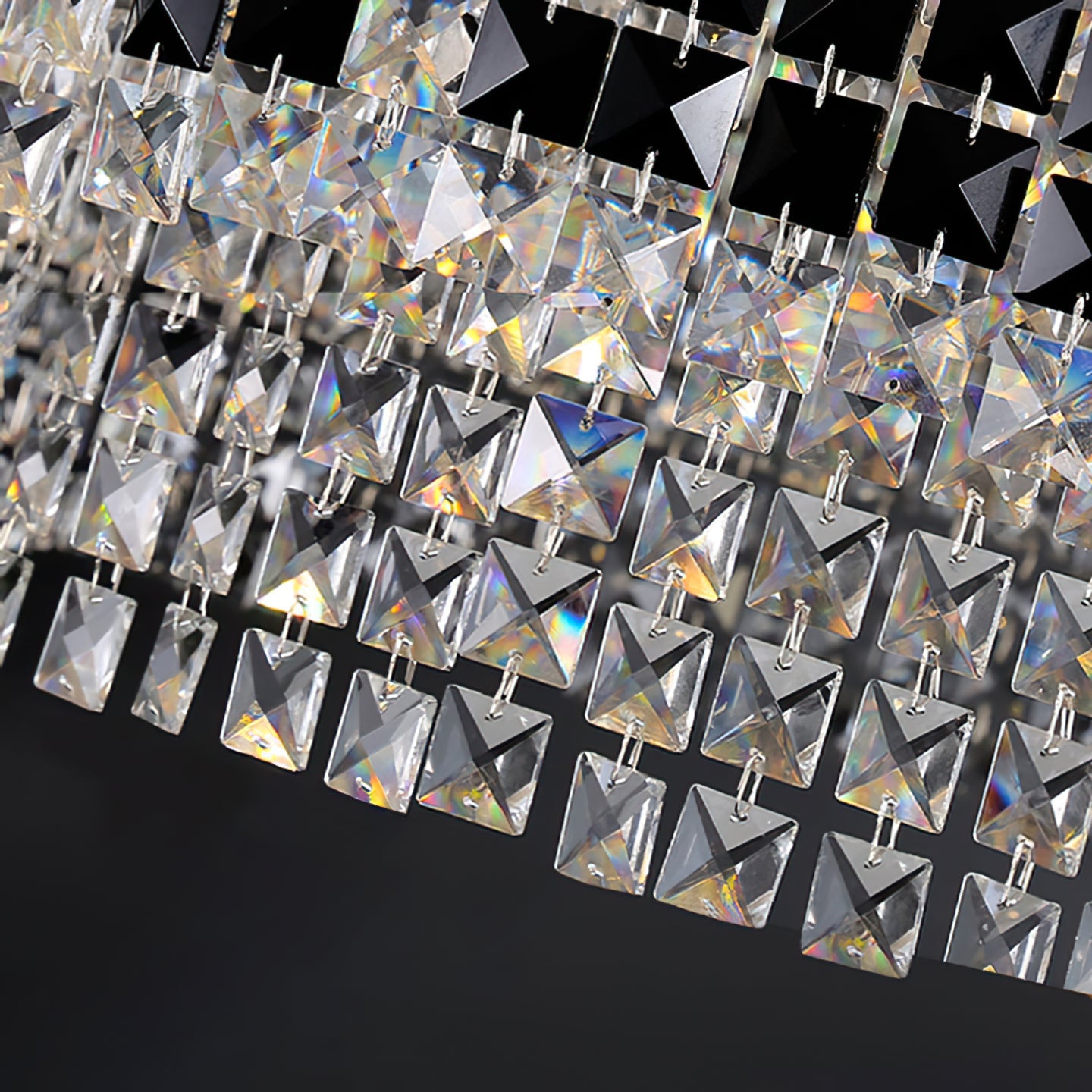 Liliana Rectangle Crystal Chandelier