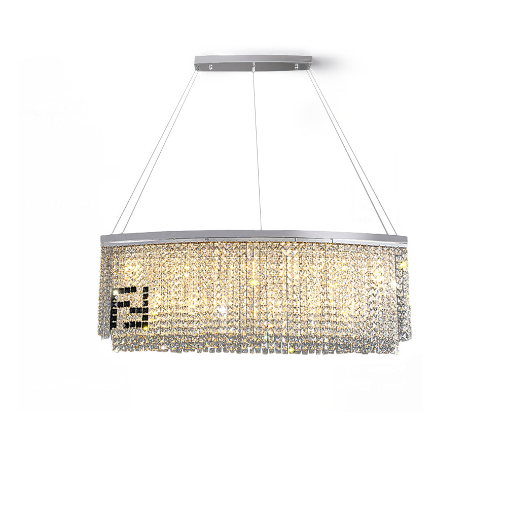 Liliana Rectangle Crystal Chandelier