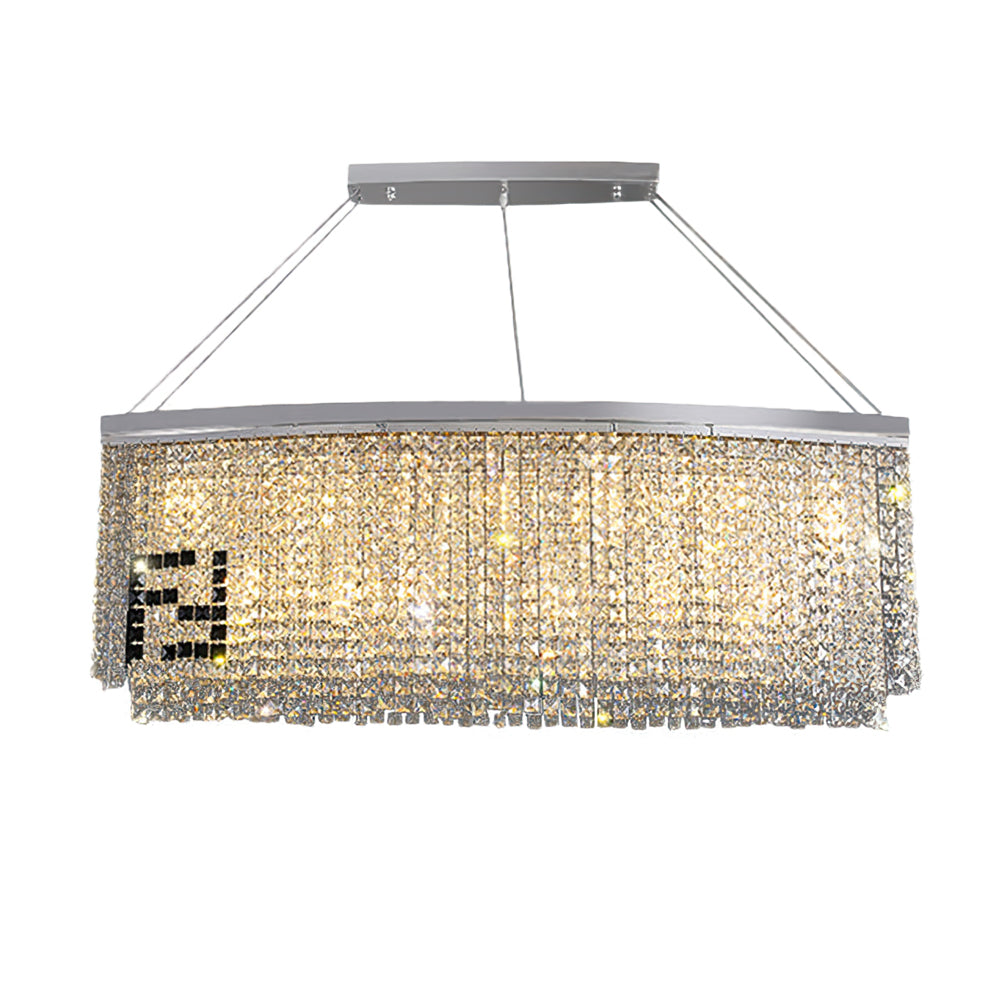 Liliana Rectangle Crystal Chandelier