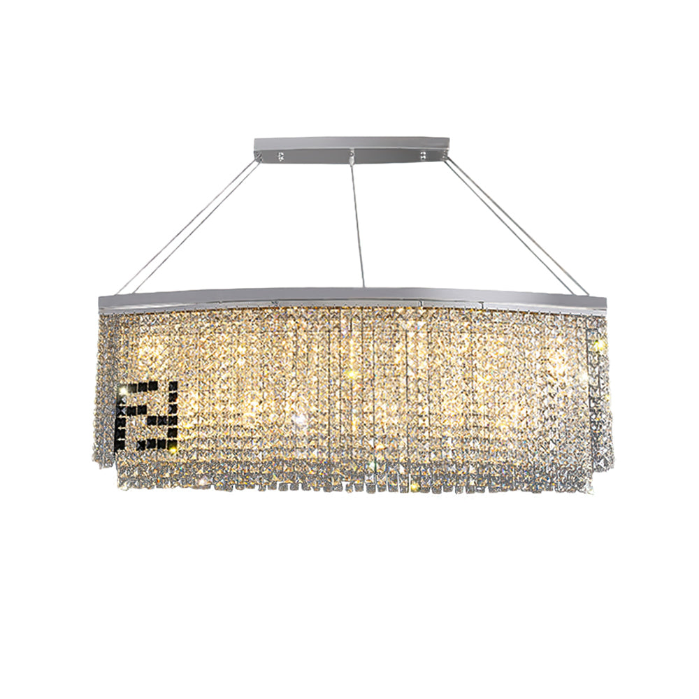 Liliana Rectangle Crystal Chandelier