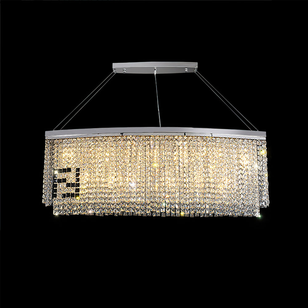 Liliana Rectangle Crystal Chandelier