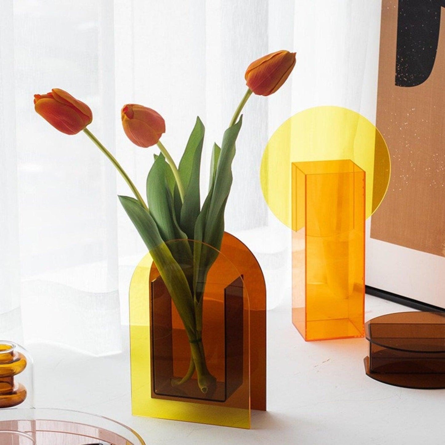 Marigold Flower Vase