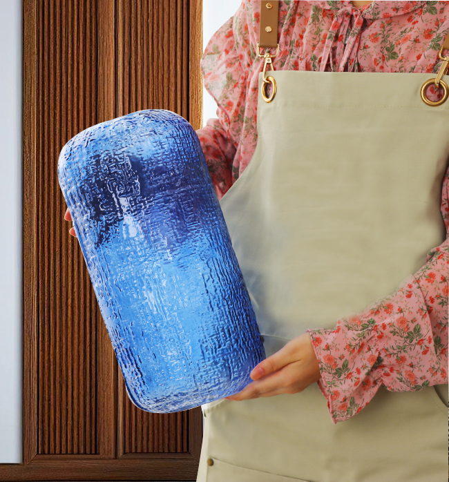 The Kimberley Vase Indigo - Medium, Indigo