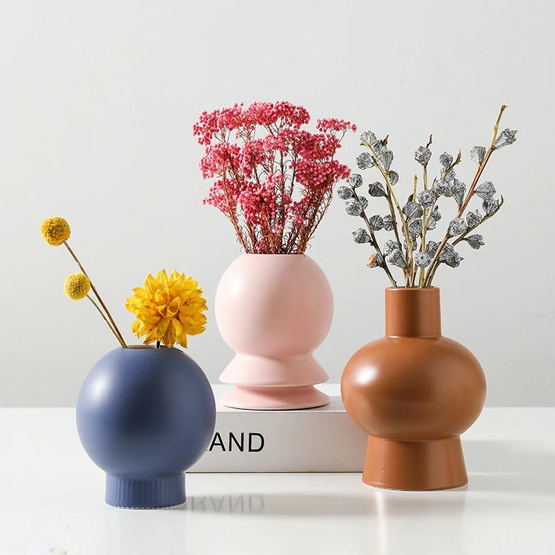 Spherical Modern Ceramic Planter Decor