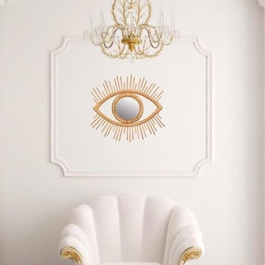 Armagh Elegant Rattan Accent Mirror