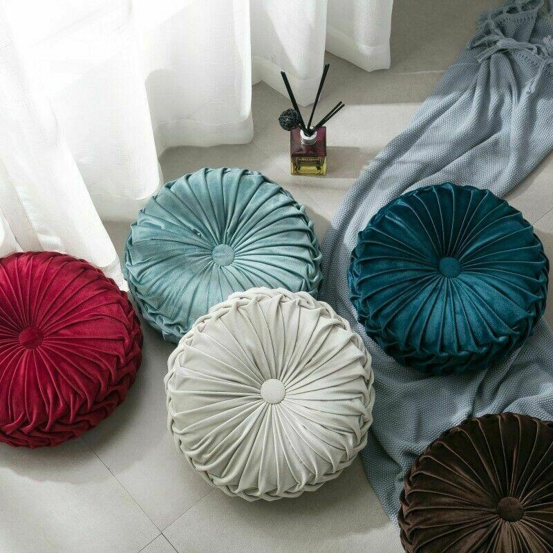Round Exotic Velvet Round Cushion
