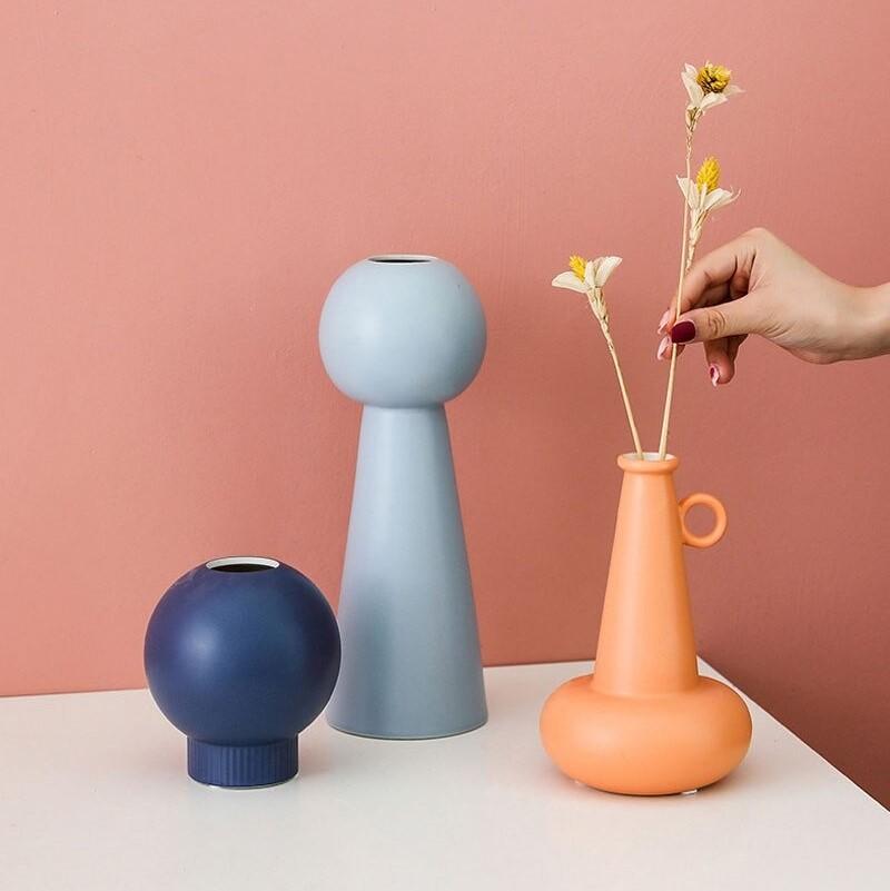 Spherical Modern Ceramic Planter Decor