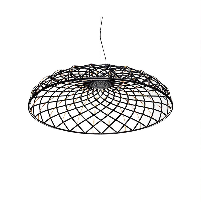 WOMO Rattan Dome Pendant Light-WM2315