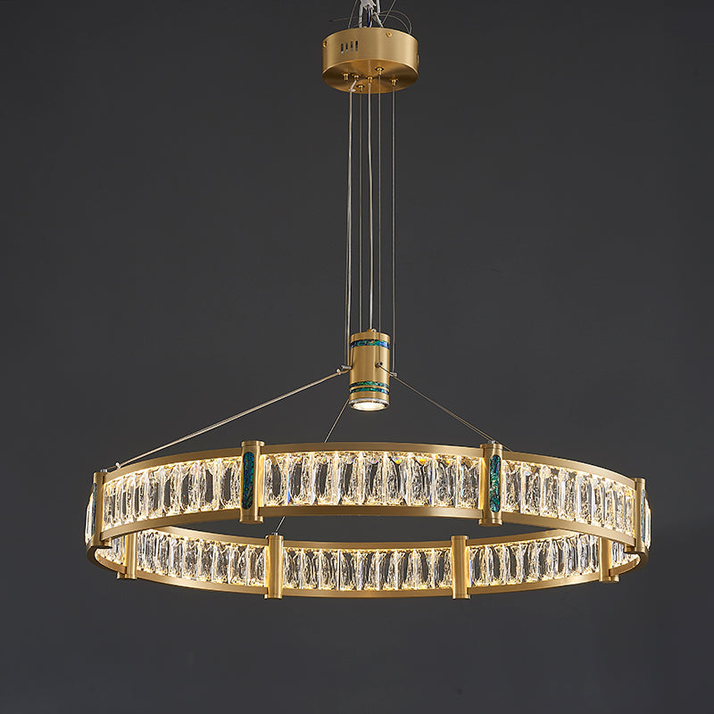 WOMO Round Glass Chandelier-WM2337