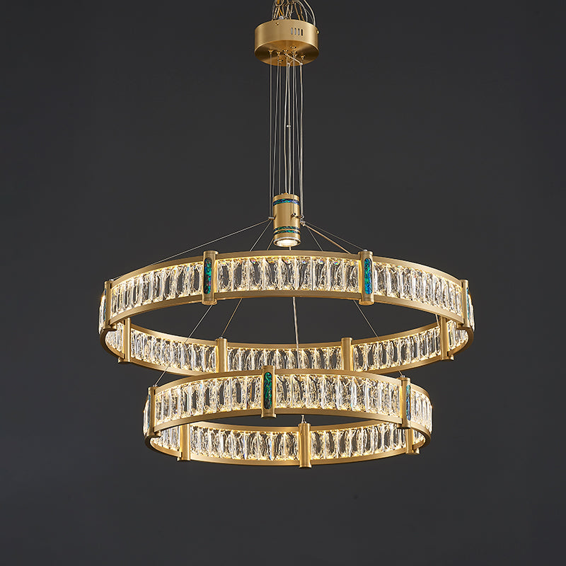 WOMO Round Glass Chandelier-WM2337