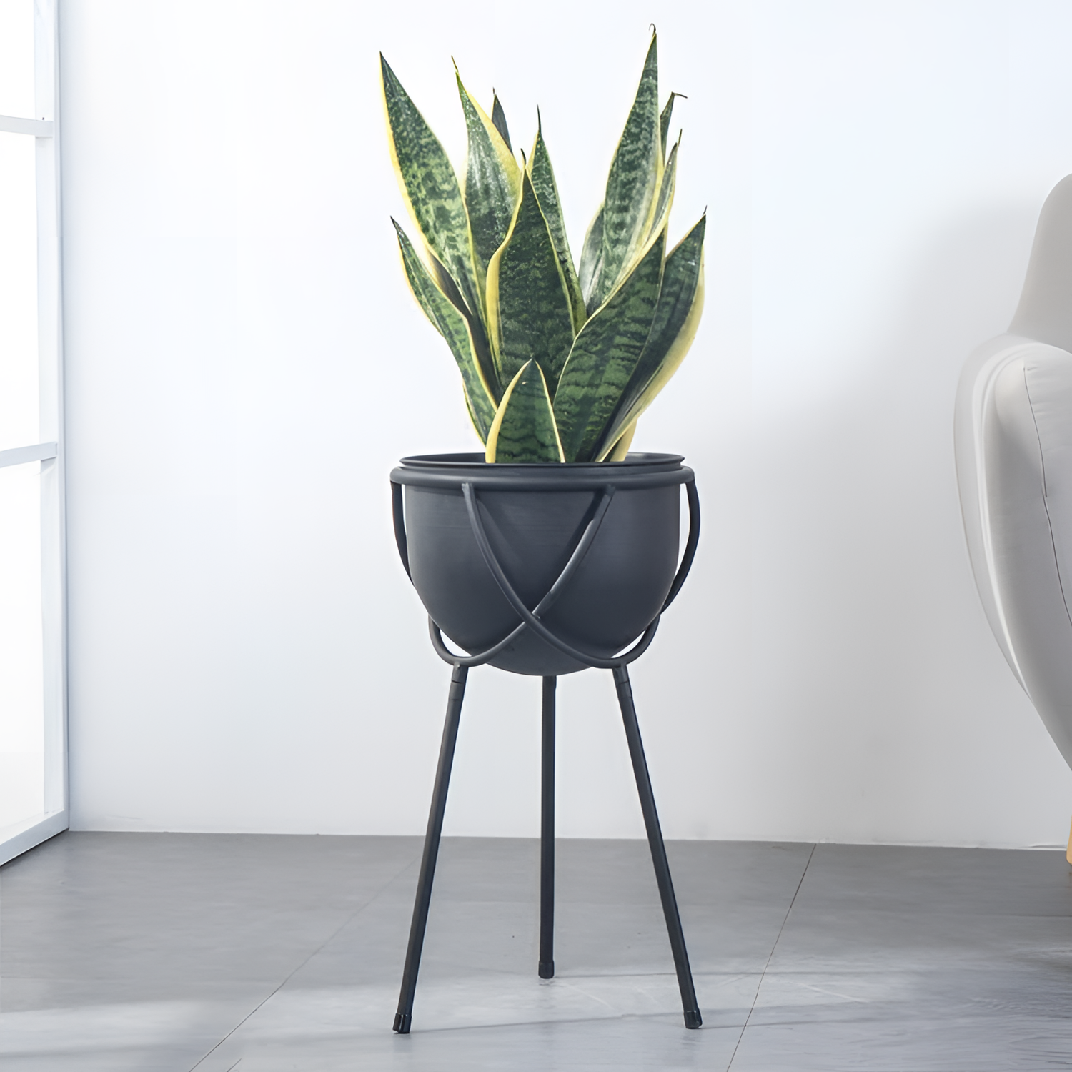 Ender Modern Round Planter for Plants | Planters | NordicAbode.com