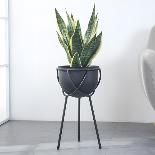 Ender Modern Round Planter for Plants | Planters | NordicAbode.com