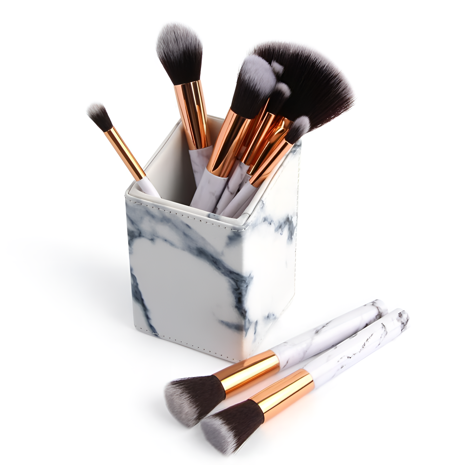 Marble Organizer for Make-Up Brushes | Organization | NordicAbode.com