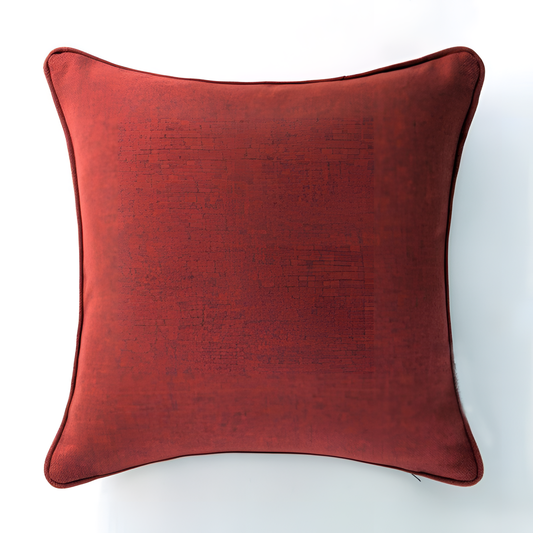 Soft Brick Red Cushion Cover - Polyester | Cushion Covers | NordicAbode.com