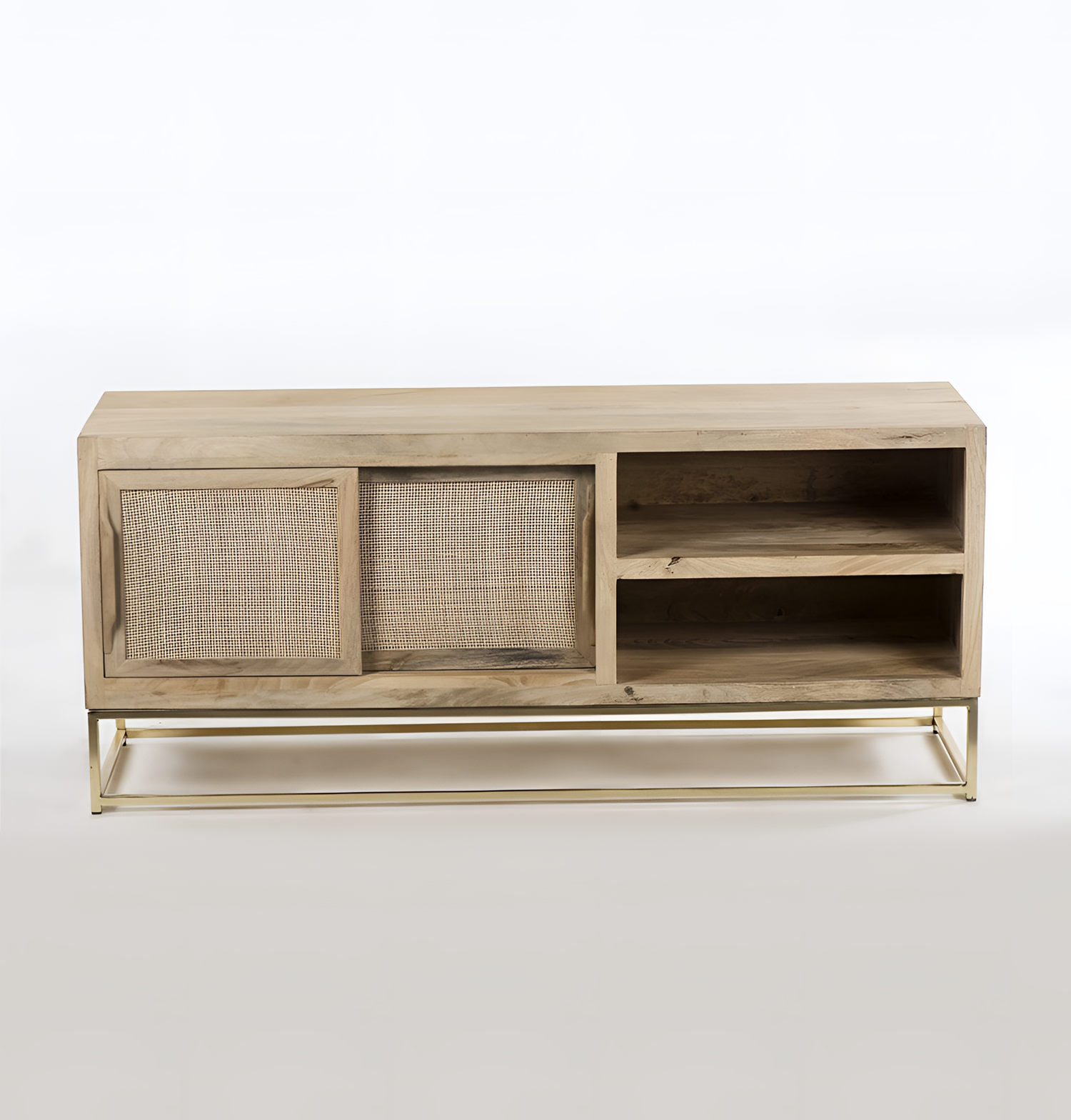 Jaya Handcrafted Cane TV Unit | Living Room Furniture | NordicAbode.com
