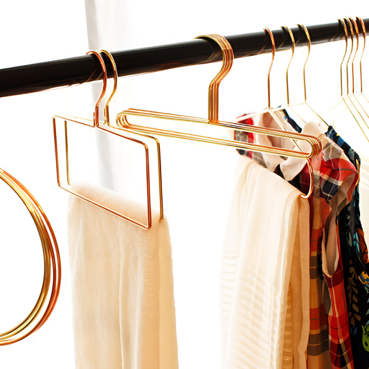 Iron Geometric Iron Hangers - Rose Gold/Gold | Decorative Storage | NordicAbode.com