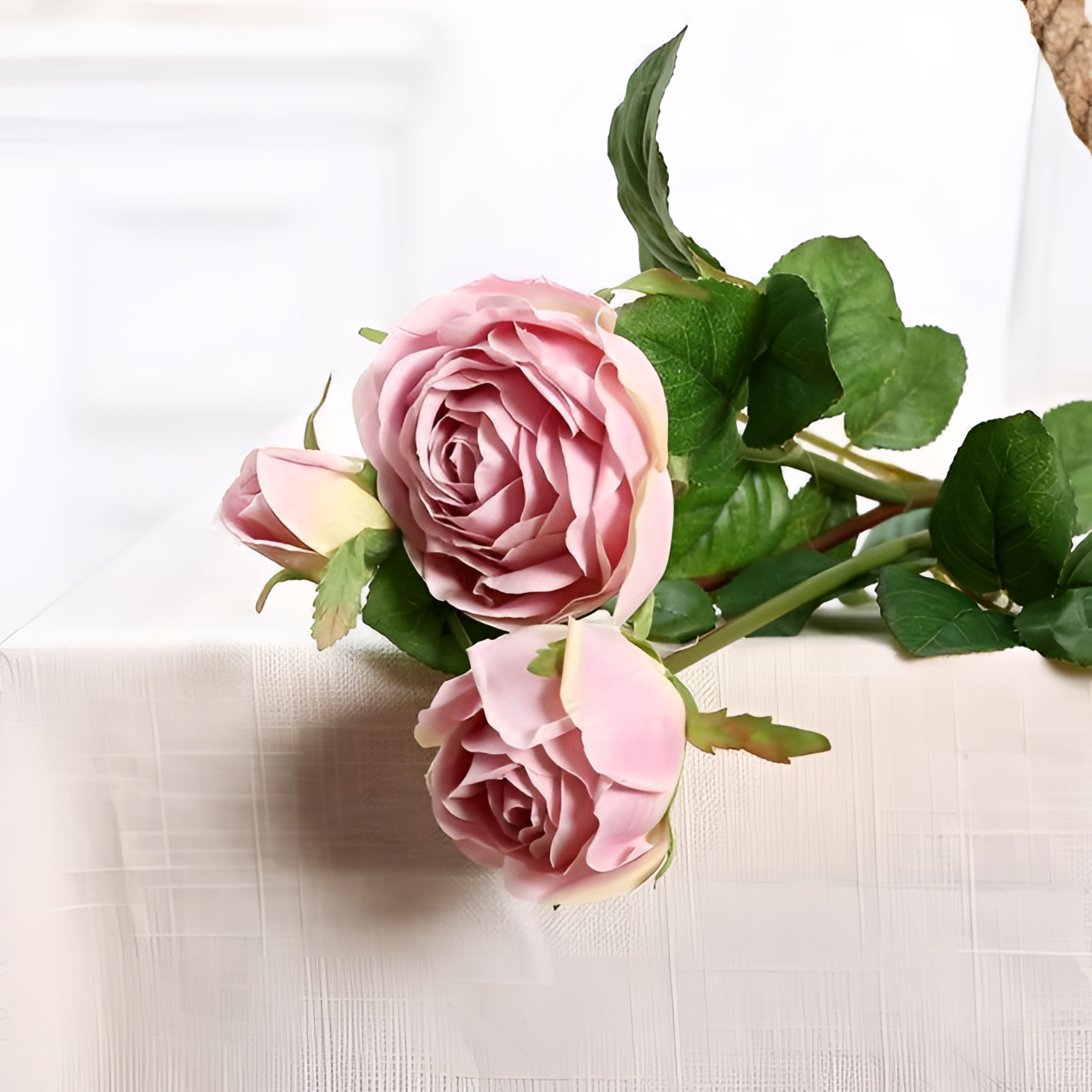 Artificial Silk Rose Bouquet | Floral Decor | NordicAbode.com