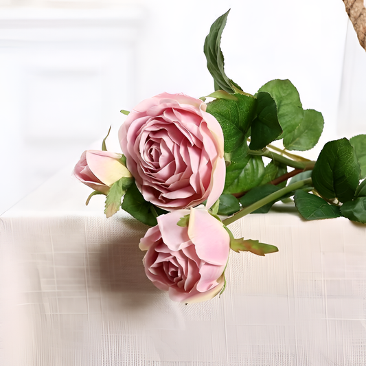 Artificial Silk Rose Bouquet | Floral Decor | NordicAbode.com