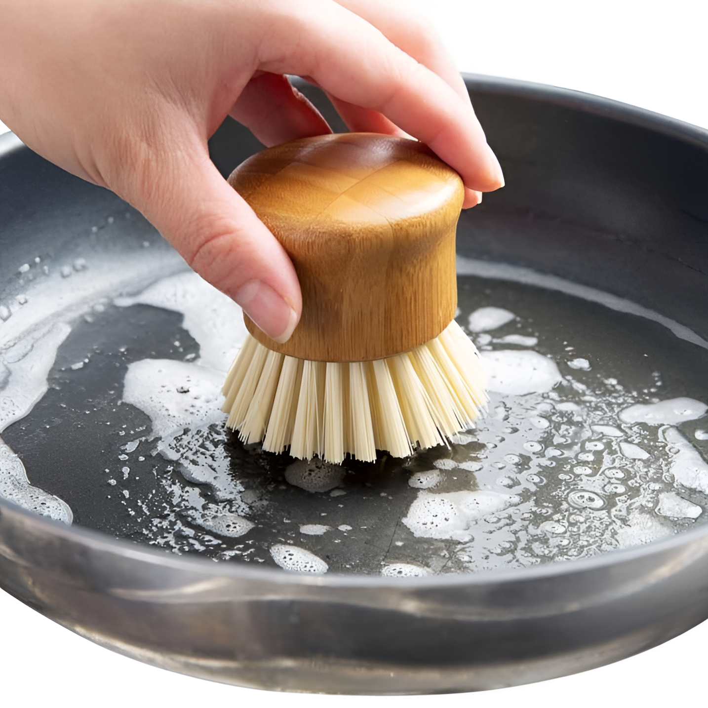 Single Bamboo Kitchen Cleaning Brush | Kitchen | NordicAbode.com