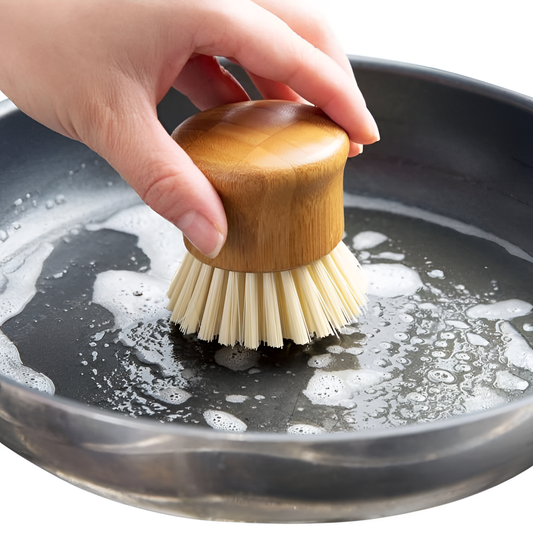 Single Bamboo Kitchen Cleaning Brush | Kitchen | NordicAbode.com