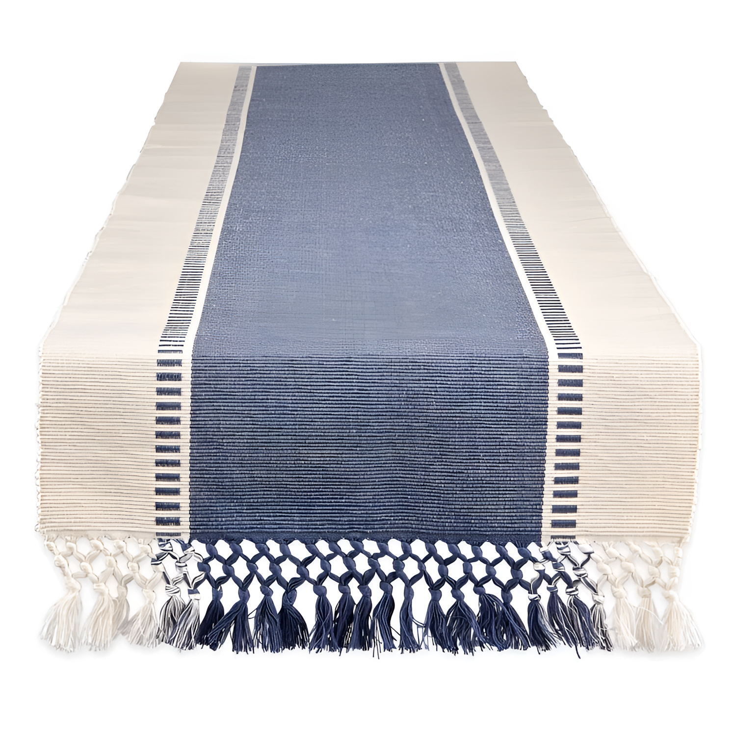Kandava Cotton Table Runner for Home | Table Linens | NordicAbode.com