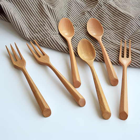 Natural Eco-Friendly Bamboo Cutlery Set | Dining | NordicAbode.com