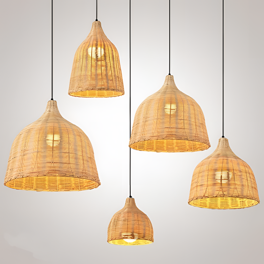 Japanese Natural Rattan Pendant Lamp | Lighting | NordicAbode.com