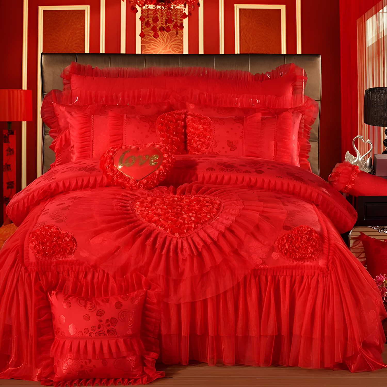 Heart Luxury Egyptian Cotton Duvet Set | Bedding | NordicAbode.com