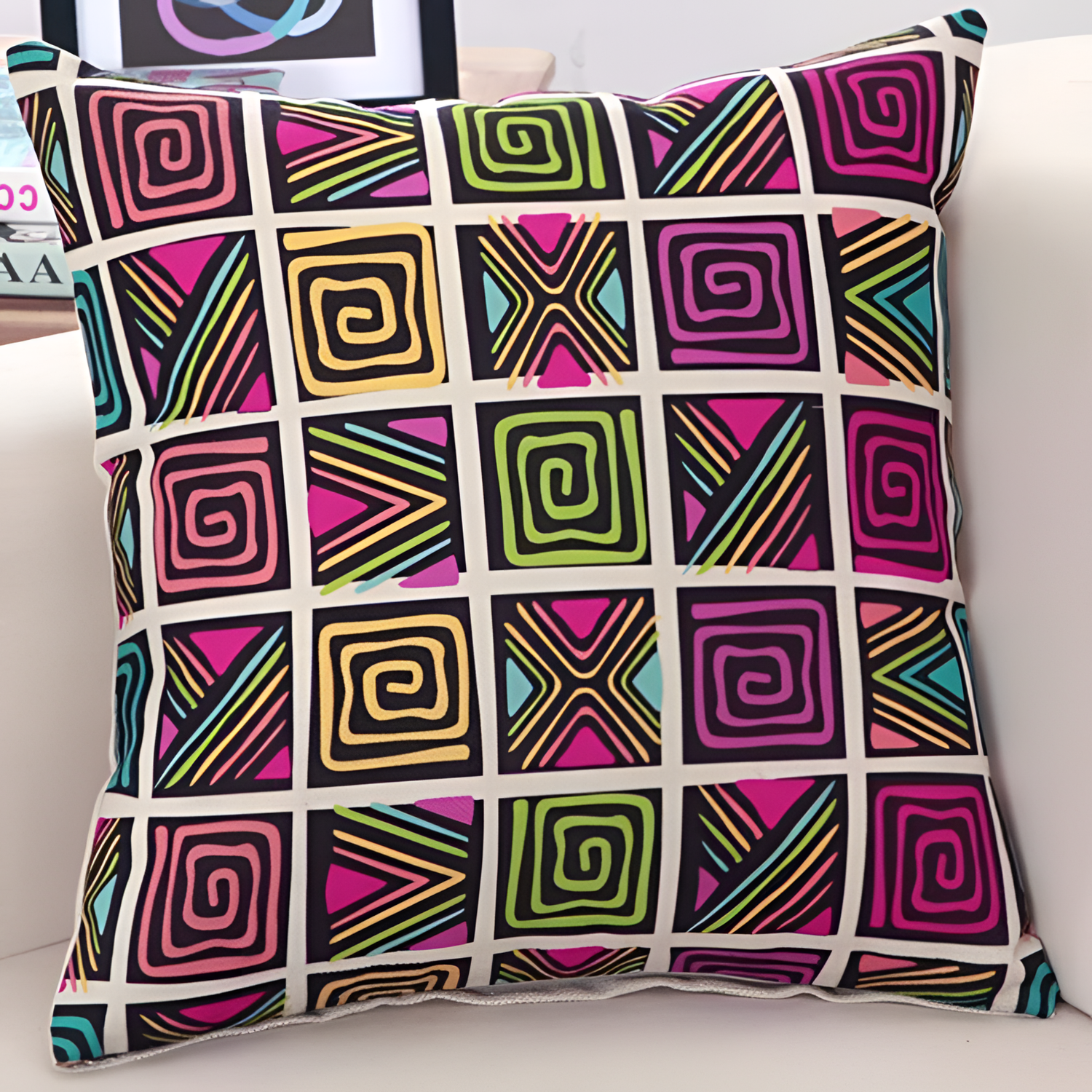 Illusionary Elegant Cushion Set | Cushions | NordicAbode.com