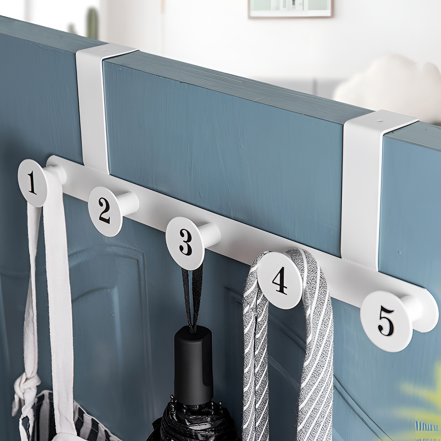 2Pcs Nordic Iron Door Hooks (Set of 2) | Hooks | NordicAbode.com