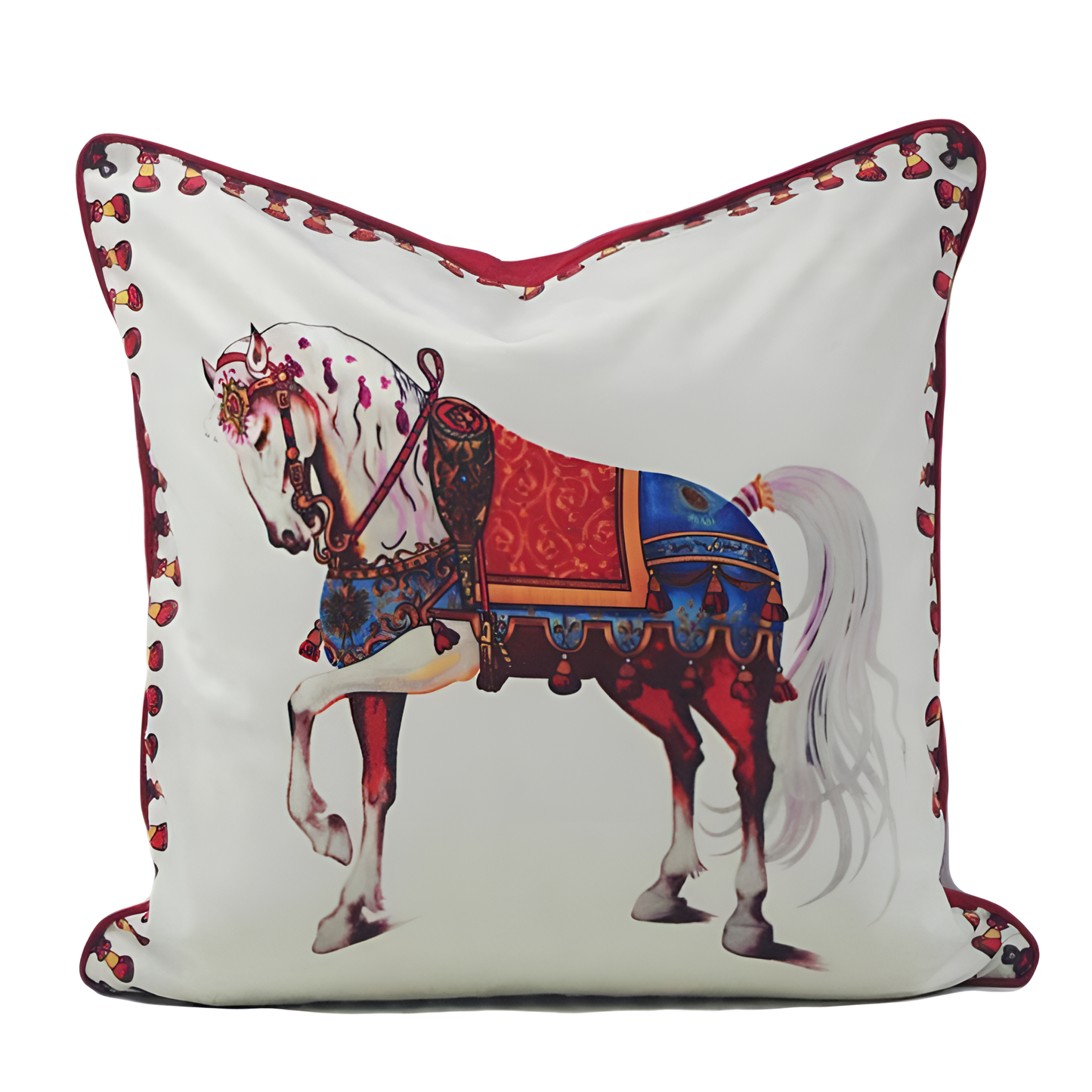 Horse Luxurious Velvet Cushion Cover | Cushions | NordicAbode.com
