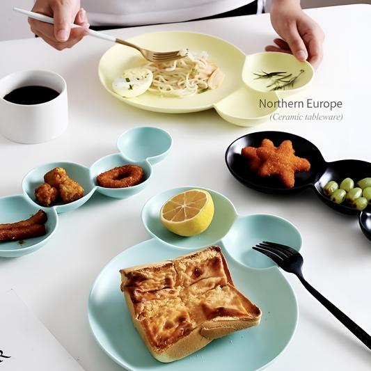 Bubbly Ceramic Solid Plates | Dining | NordicAbode.com