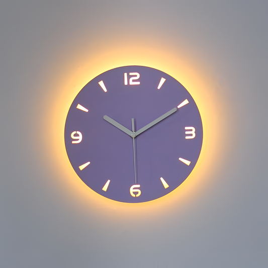 Oriana Silent LED Back Light Clock | Clocks | NordicAbode.com