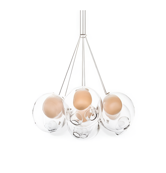 7-Globe 7-Light Glass Pendant Chandelier | Lighting | NordicAbode.com