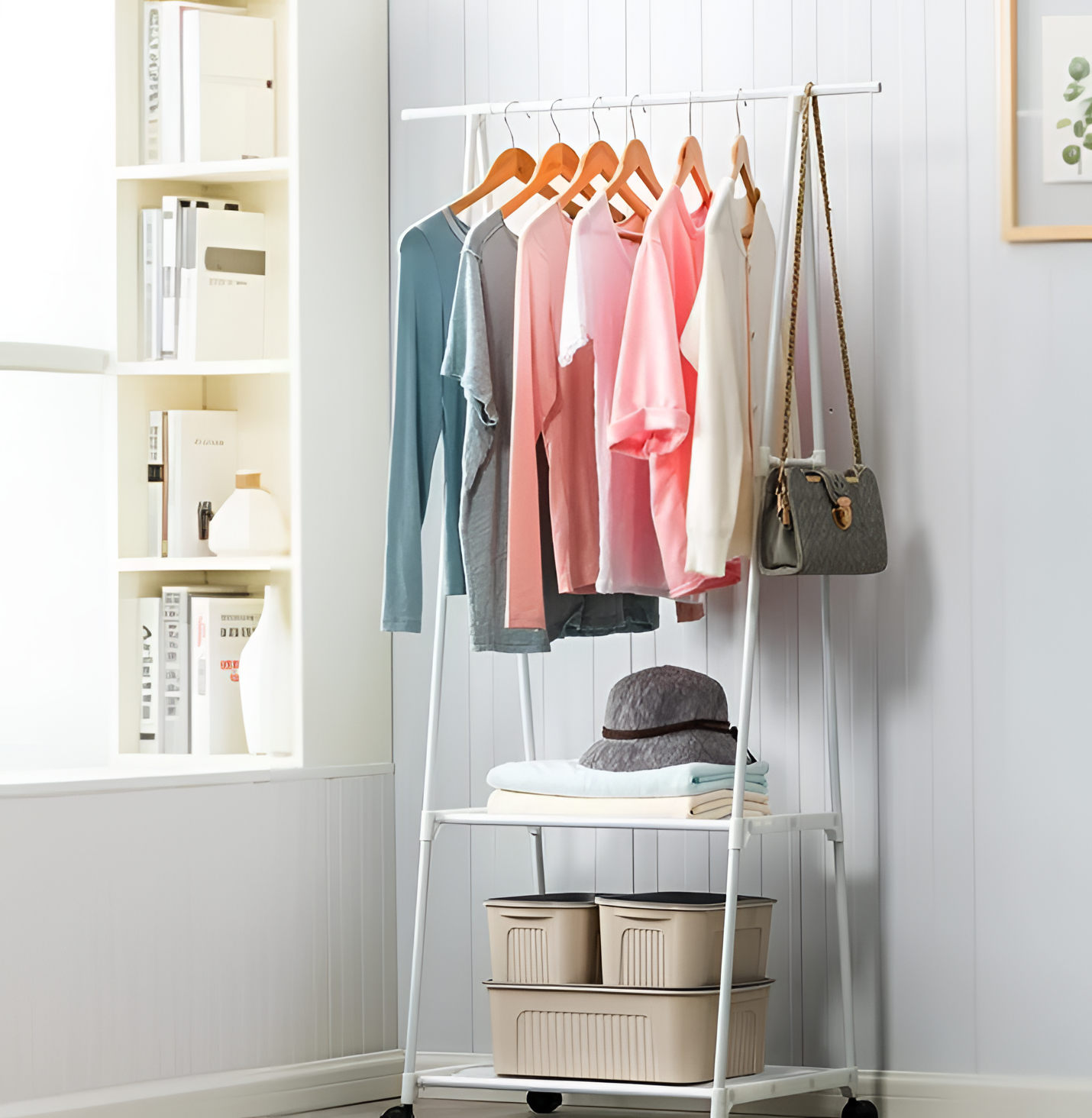 Clifford Sturdy Triangular Clothes Organizer Rack | Storage | NordicAbode.com
